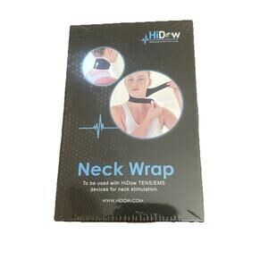 Hidow Black Provides Pain Relief Neck Wrap For Neck Stimulation Sealed